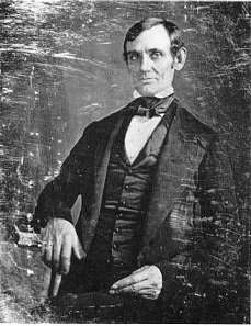 Image of a young Abraham Lincoln. 